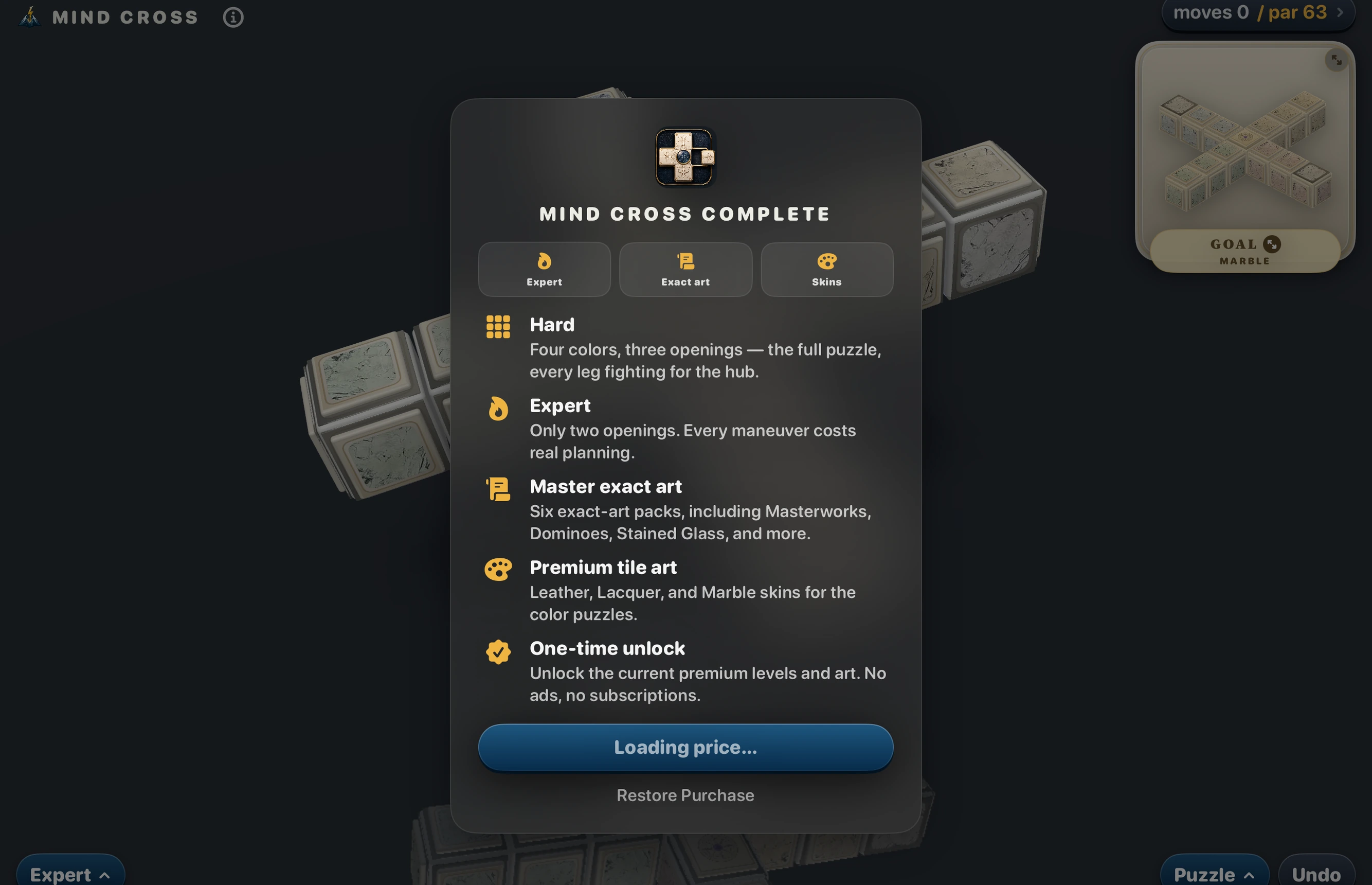 Mind Cross Complete optional premium unlock
